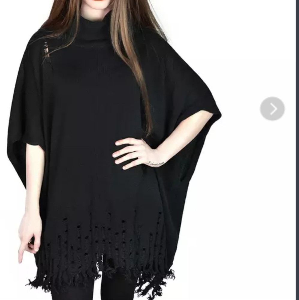 Killstar Darkness Tunic Poncho, M L